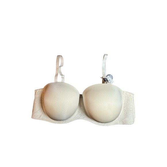 torrid Other - Torrid 46DDD Bombshell Ever Strapless Boost Bra Removable Multi Way Straps White